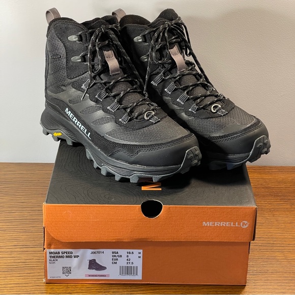 NWT | Merrell Moab Speed Thermo Mid Winter Boots, Mid Top, Waterproof - Picture 4 of 16